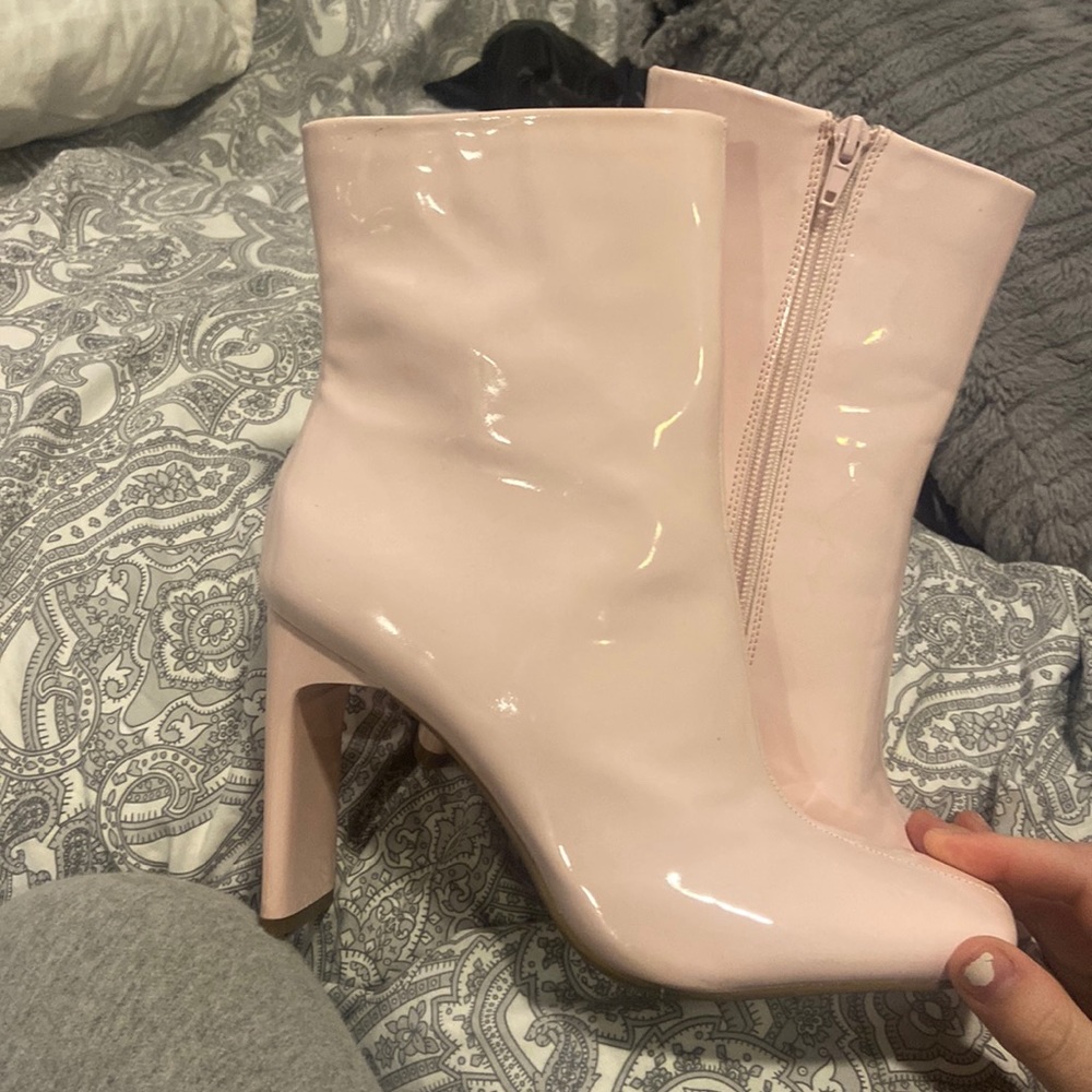 Mix No. 6 light pink heel boots